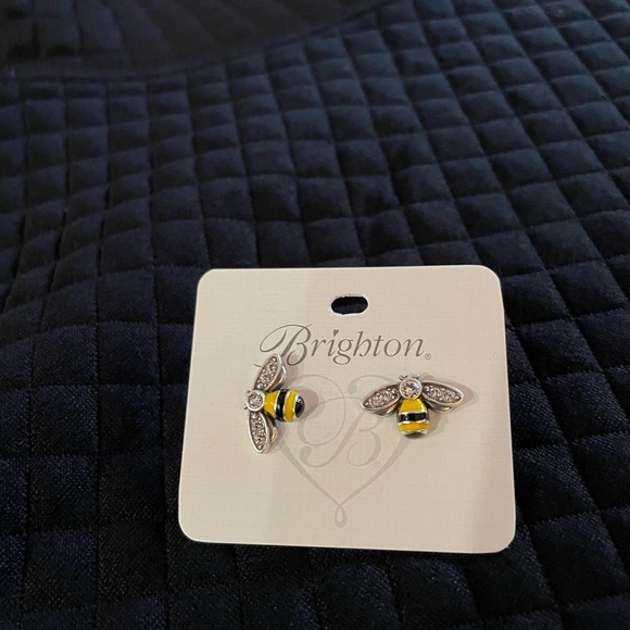 NWT Brighton Bumblebee Stud Earrings - Picture 6 of 6